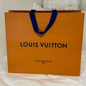 Empty Louis Vuitton Shopping/Gift Bag
